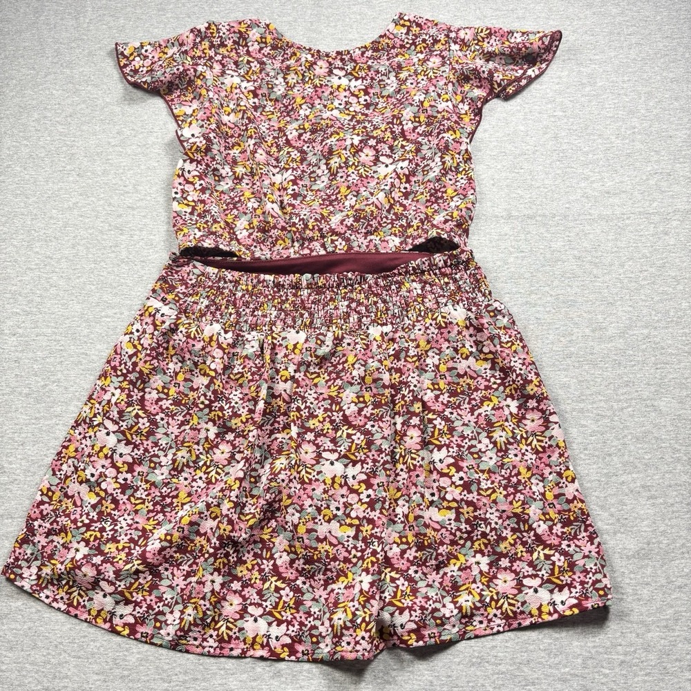 NWT Speechless Kids Floral 2-Pc Dress Skirt Ruffle Sleeve Top Girls 16 Y2K‎ - Picture 11 of 12